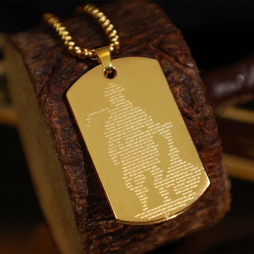 Hanuman Chalisha Pendant with Chain (Limited Time Offer)